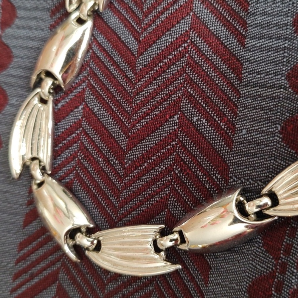 Morticia Addams Bat Choker Halloween Necklace Vintage Trafari - Picture 7 of 12